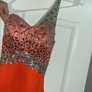 PROM DRESS | Formal gown, burnt orange